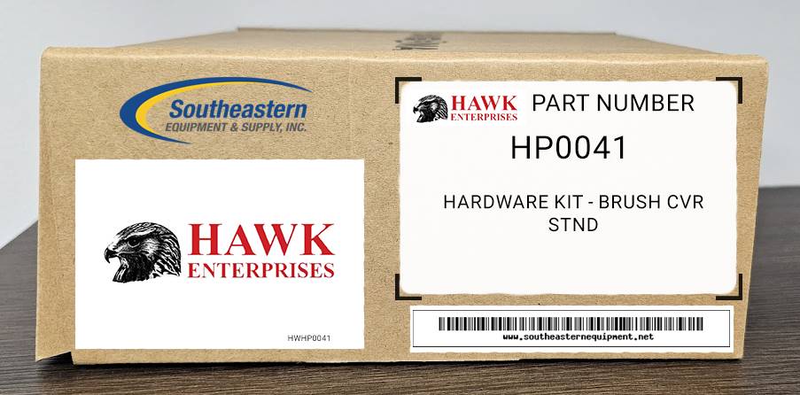 Hawk Enterprises OEM Part # HP0041 Hardware Kit - Brush Cvr Stnd