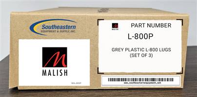 Malish OEM Part # L-800P Grey Plastic L-800 Lugs (Set Of 3)