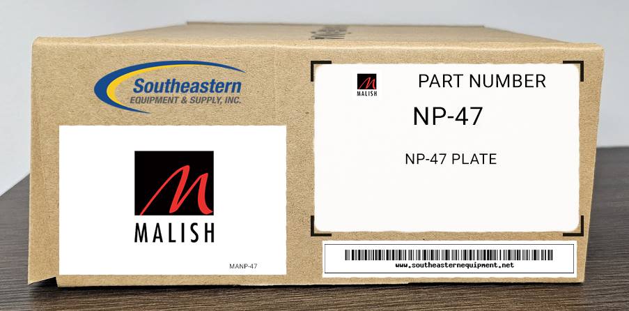 Malish OEM Part # NP-47 Np-47 Plate