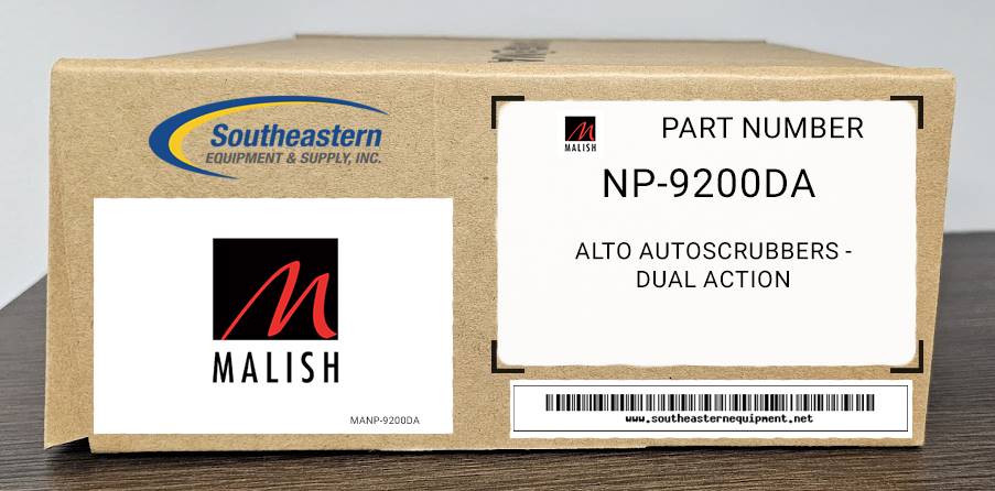 Malish OEM Part # NP-9200DA Alto Autoscrubbers - Dual Action
