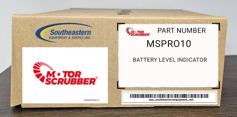 Motorscrubber OEM Part # MSPRO10 Battery Level Indicator