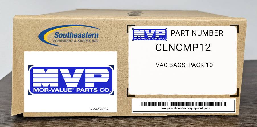 Aftermarket Vac Bags, Pack 10 For Cleanmax Part # CMP12