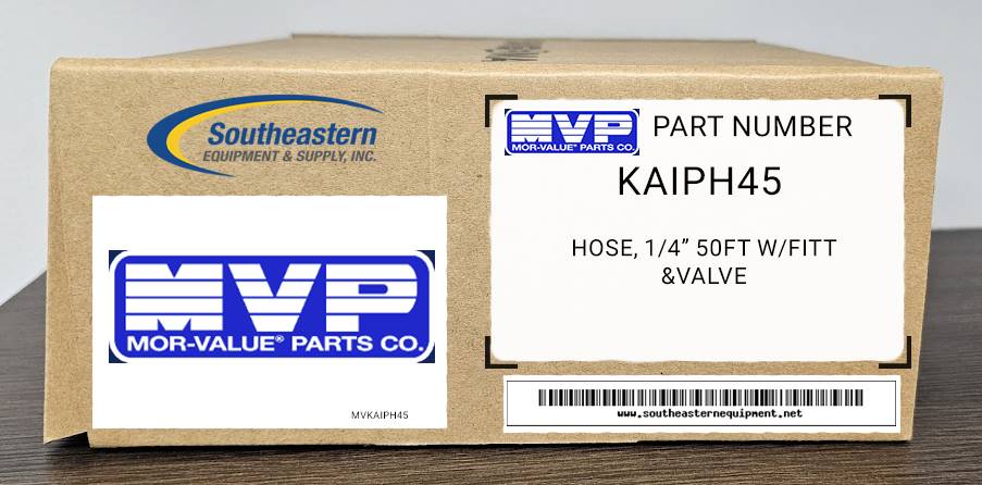Aftermarket Hose, 1/4" 50Ft W/Fitt &Valve For Kaivac Part # PH45