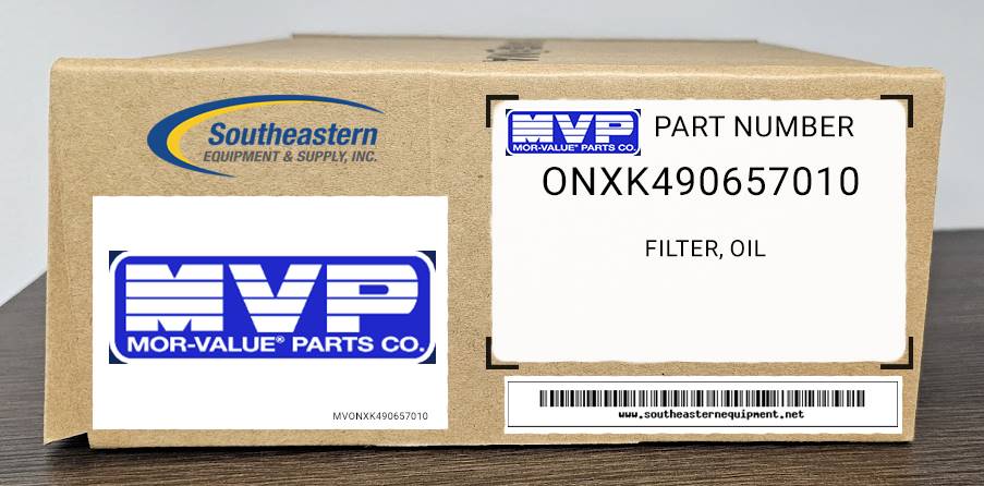 Aftermarket Filter, Oil For Onyx Enviromental Solutions In Part # K490657010