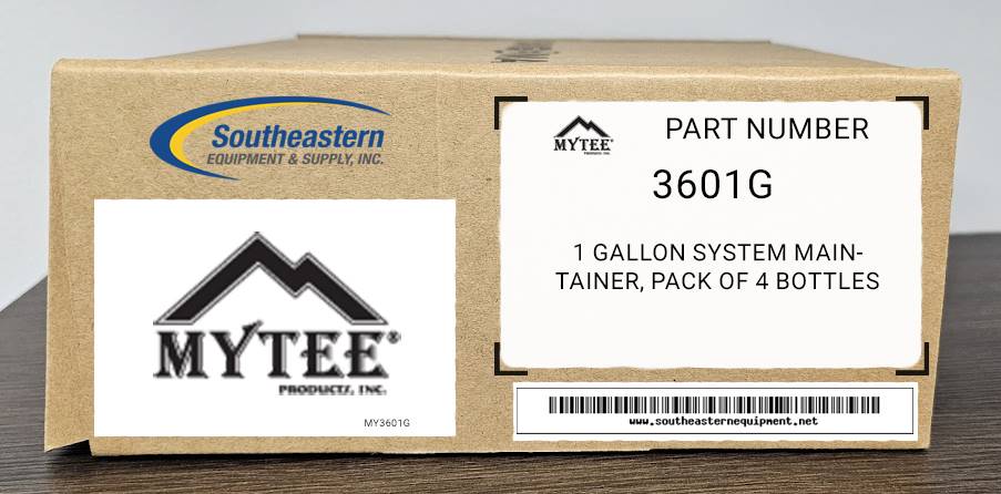 Mytee OEM Part # 3601G 1 gallon System Maintainer, pack of 4 bottles