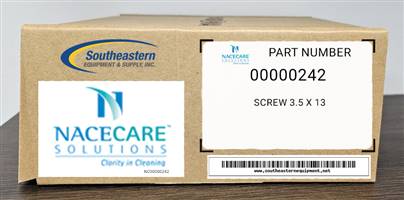 Nacecare OEM Part # 00000242 Screw 3.5 X 13