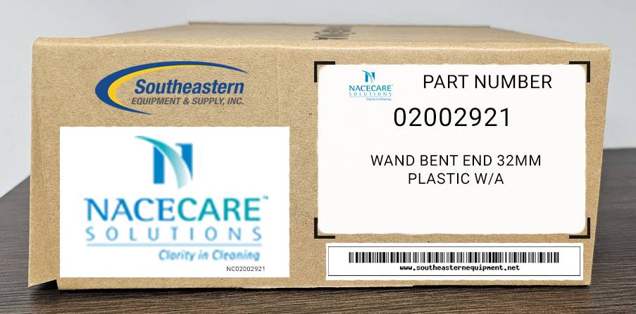 Nacecare OEM Part # 02002921 Wand Bent End 32Mm Plastic W/A