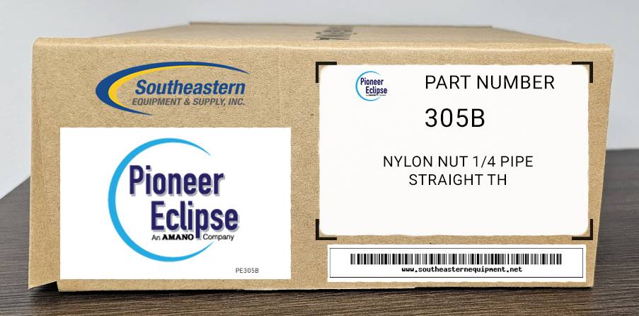 Pioneer Eclipse OEM Part # 305B Nylon Nut 1/4 Pipe Straight Th