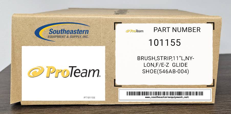 ProTeam OEM Part # 101155 Brush,Strip,11"L,Nylon,F/E-Z  Glide Shoe(546Ab-004)