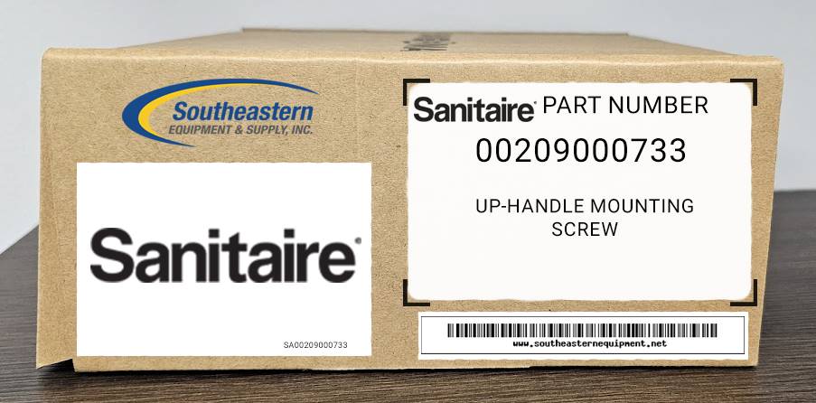 Sanitaire OEM Part # 00209000733 Up-Handle Mounting Screw