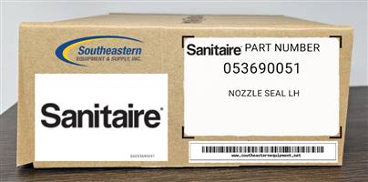 Sanitaire OEM Part # 053690051 Nozzle Seal Lh