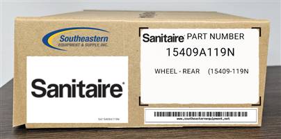 Sanitaire OEM # 15409A119N Wheel - Rear     (15409-119N