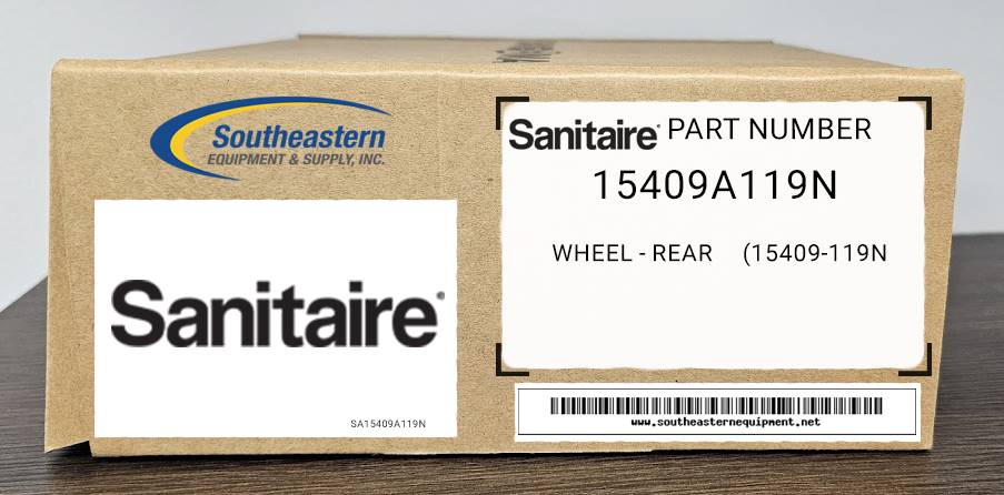 Sanitaire OEM # 15409A119N Wheel - Rear     (15409-119N