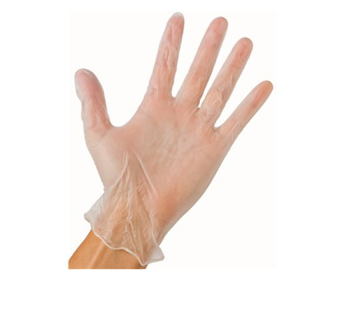 Medium powder free vinyl gloves (box of 100)