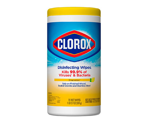 Clorox Disinfecting Bleach Free Cleaning Wipes, 75 Wipes Canister (Packaging May Vary)