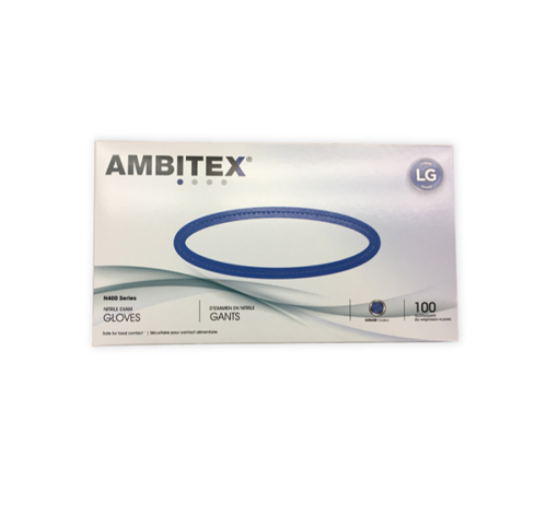 Ambitex Large Powder Free Nitrile Gloves (box of 100)