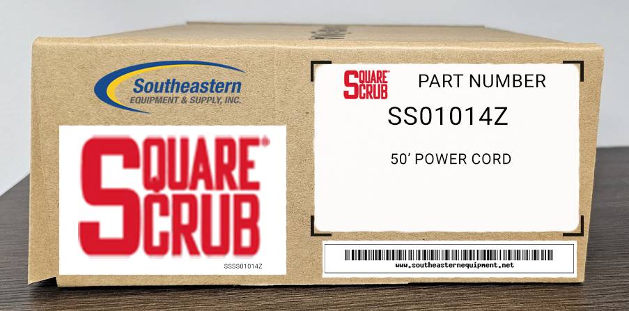 Square Scrub OEM Part # SS01014Z 50' Power Cord