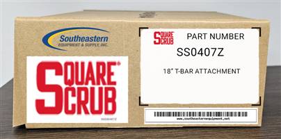 Square Scrub OEM Part # SS0407Z 18" T-bar attachment