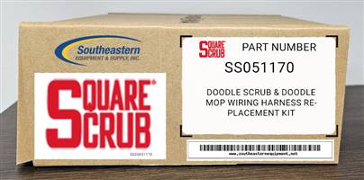 Square Scrub OEM Part # SS051170 Doodle Scrub & Doodle Mop Wiring Harness Replacement Kit