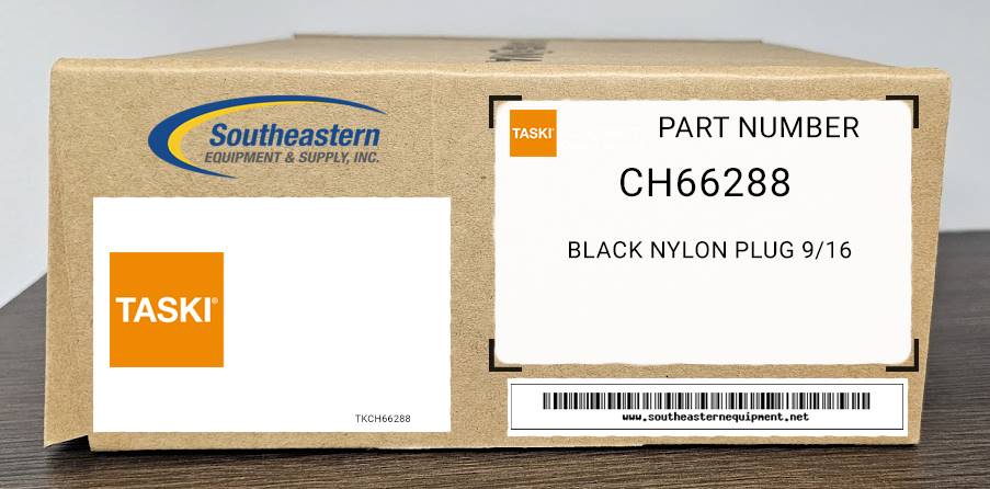 Taski OEM Part # CH66288 Black Nylon Plug 9/16