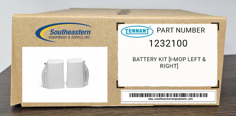 Tennant OEM Part # 1232100 Battery Kit [I-Mop Left & Right]