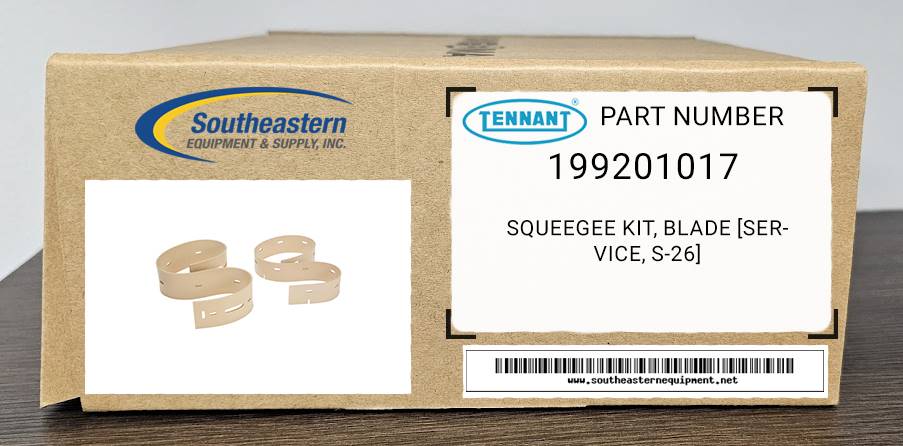 Tennant OEM Part # 199201017 Squeegee Kit, Blade [Service, S-26]