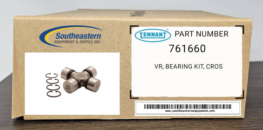 Tennant OEM Part # 761660 Vr, Bearing Kit, Cros