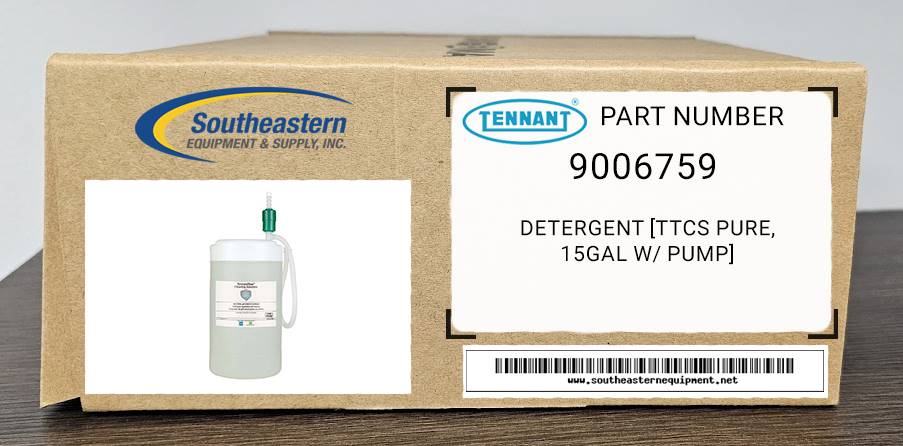 Tennant OEM Part # 9006759 Detergent [Ttcs Pure, 15Gal W/ Pump]