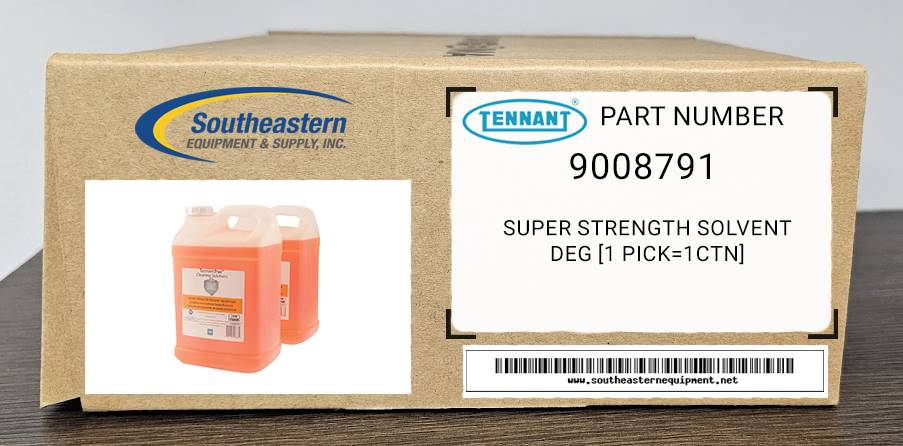 Tennant OEM Part # 9008791 Super Strength Solvent Deg [1 Pick=1Ctn]