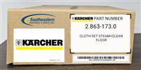 Karcher OEM Part # 2.863-173.0 Cloth Set Steam+Clean Floor