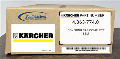 Karcher OEM Part # 4.063-774.0 Covering Cap Complete Belt