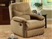 Arcadia Light Brown Microfiber Glider Recliner by Acme - 00634