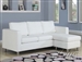 Kemen White Bycast Reversible Chaise Sectional by Acme - 15068