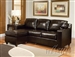 Vogue Reversible Chaise Sectional in Espresso Bycast by Acme - 15913