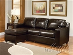 Vogue Reversible Chaise Sectional in Espresso Bycast by Acme - 15913