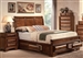 Konane Storage Bed in Brown Cherry Finish by Acme - 20450Q
