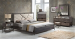 Adrianna 6 Piece Bedroom Set in Walnut Finish by Acme - 20950