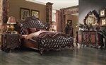 Versailles 6 Piece Traditional Bedroom Set in Cherry Oak Finish by Acme - 21120