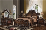 Versailles 6 Piece Traditional Bedroom Set in Cherry Oak Finish by Acme - 21790