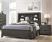 Lantha Bookcase Bed in Gray Oak Finish by Acme - 22030Q