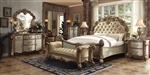 Vendome 6 Piece Bedroom Set in Gold Patina Finish by Acme - 23000