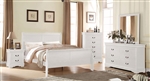 Louis Philippe 6 Piece Bedroom Set in White Finish by Acme - 23830