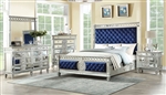Varian 6 Piece Bedroom Set in Silver Finish by Acme - 26150