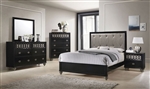 Ulrik 6 Piece Bedroom Set in Black Finish by Acme - 27070