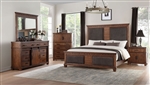 Vibia 6 Piece Bedroom Set in Cherry Oak Finish by Acme - 27160