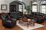 Ralph 2 Piece Reclining Set in Dark Brown Leather by Acme - 50285-S