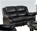 Fullerton Reclining Loveseat in Espresso Bonded Leather by Acme - 50561