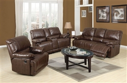 Daishiro Chestnut Leather 2 Piece Reclining Set by Acme - 50748-S