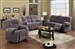 Villa Light Grey Microfiber 2 Piece Reclining Set by Acme - 50800-S