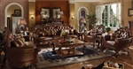 Vendome 6 Piece Complete Living Room Set in Cherry Finish by Acme - 52000-6